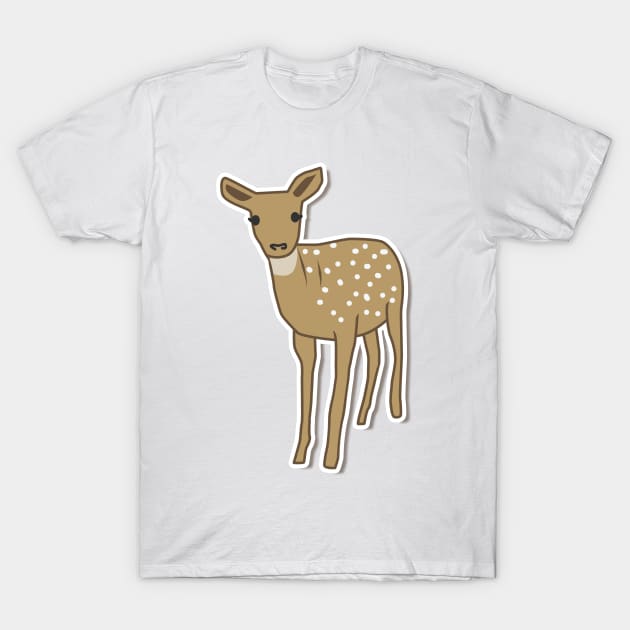 Doe Illustration T-Shirt by patidesigns